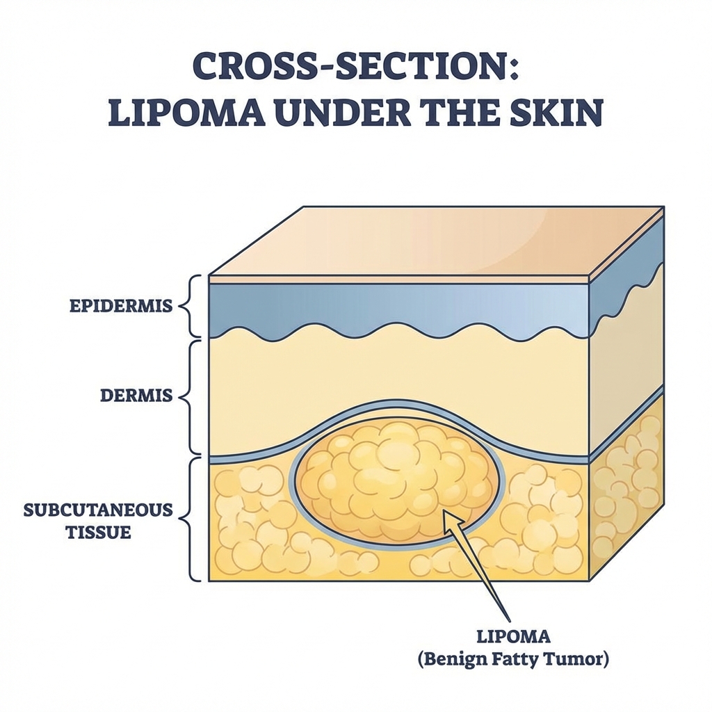 Lipomas, Quistes Sebáceos y Verrugas