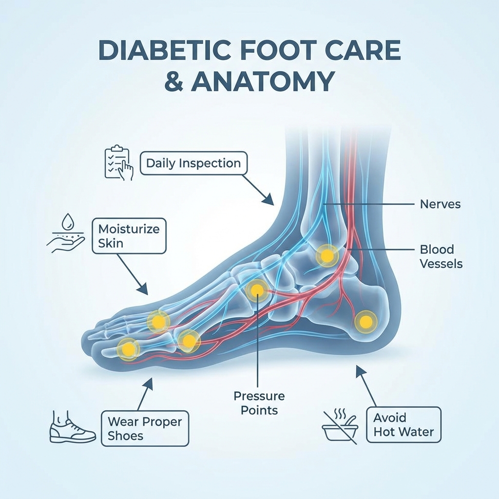 Cambios de coloración, dolor y frialdad en pie