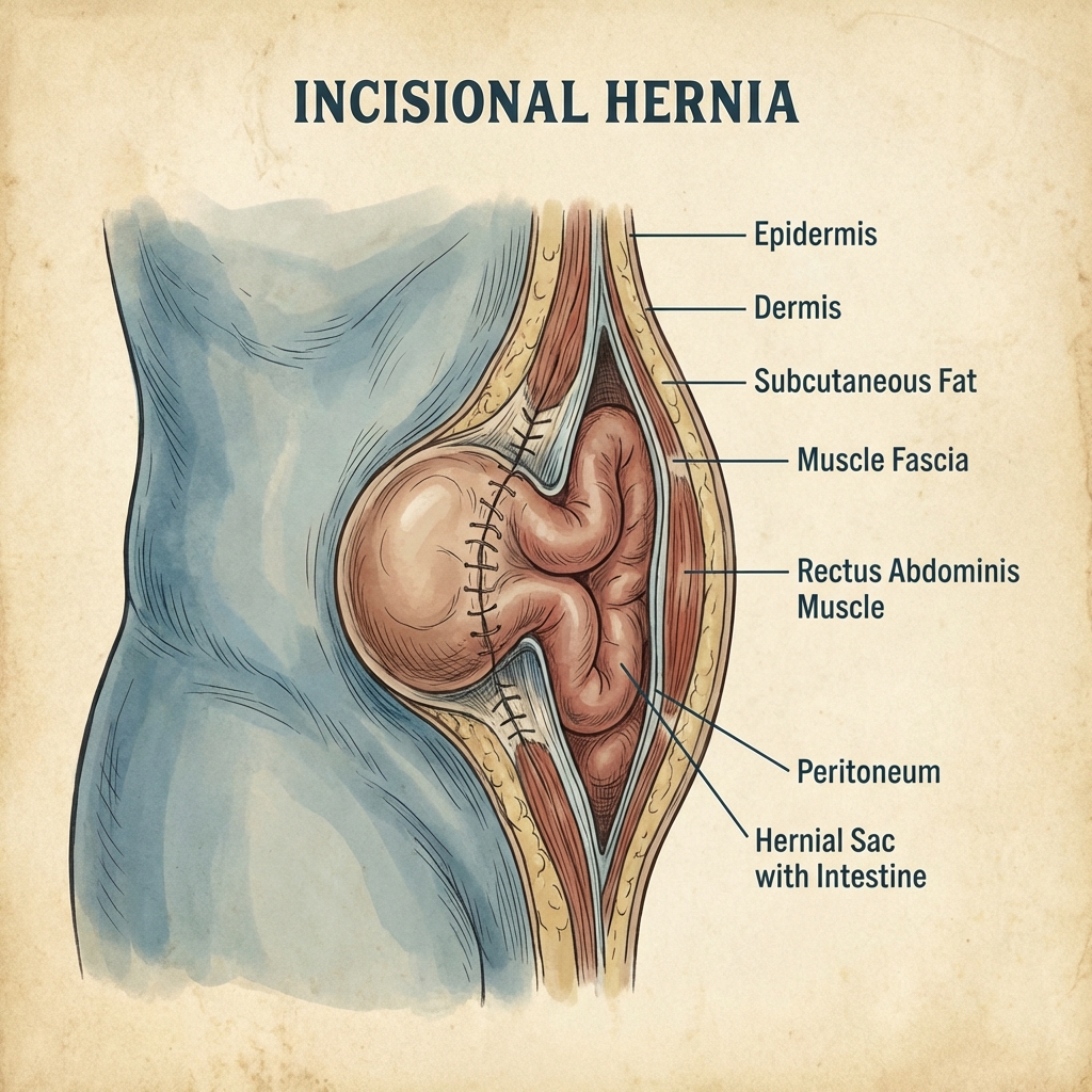 Reparación de Hernia Incisional